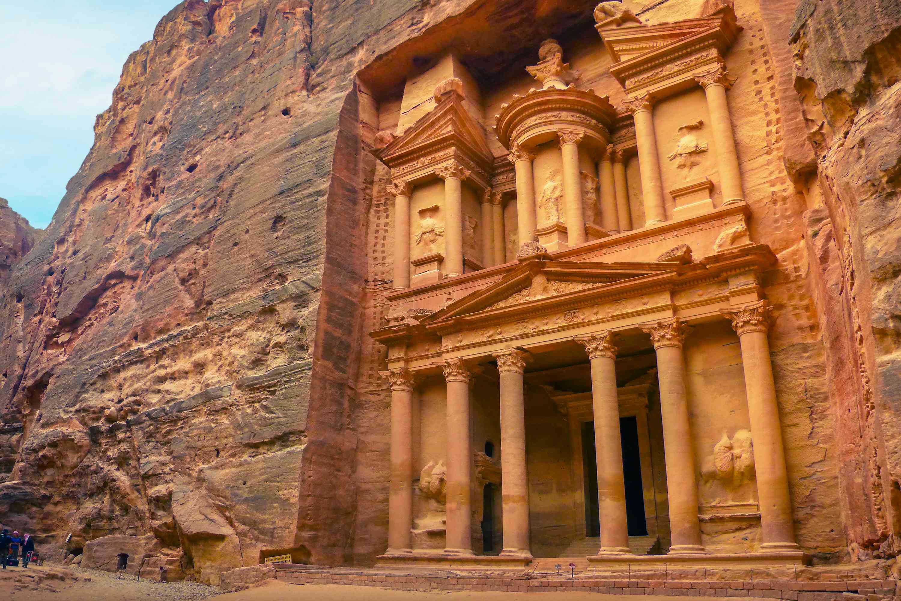 The Treasury at Petra, Jordan by Sacha Bunnik